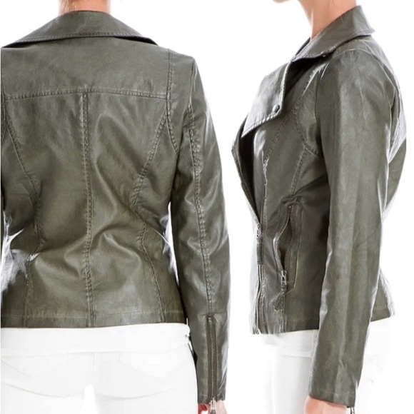 Max Studio Vegan Leather Jacket - Picture 2 of 15